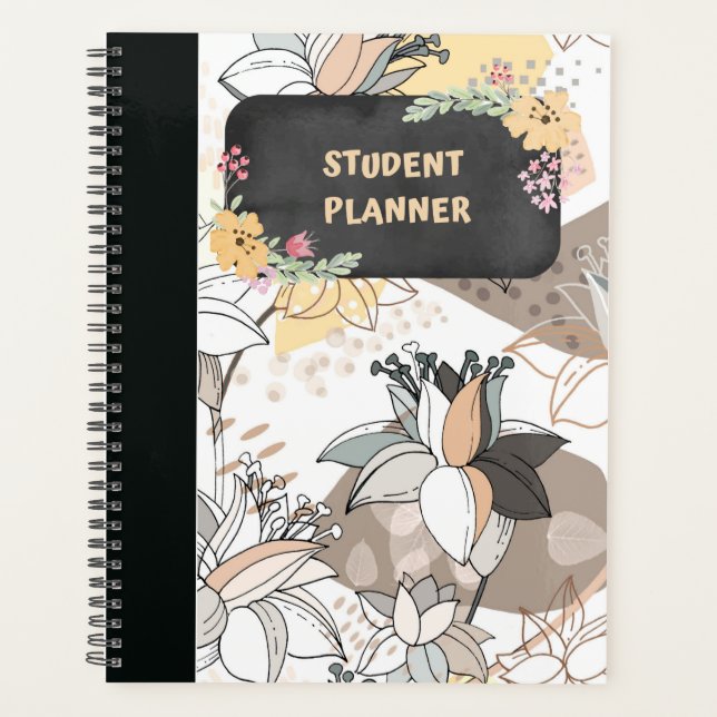 FLORAL STUDENT WEEKLY PLANNER (Front)