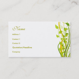 Floral Style Business Card