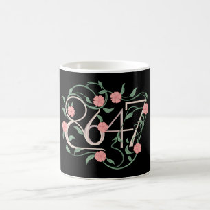 Floral Subtle Anti Trump 8647 86 47 Boho Coffee Mug