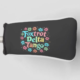 Floral Subtle Anti Trump 8647 Anti Maga  Golf Head Cover