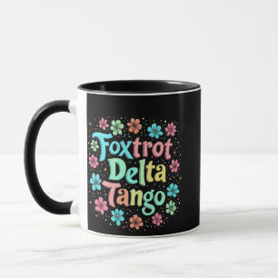 Floral Subtle Anti Trump 8647 Anti Maga  Mug