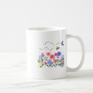 Floral Subtle Anti Trump Democrat Liberal Coffee Mug