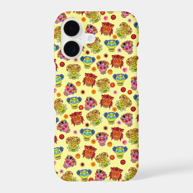 Floral Sugar Skull (Back)