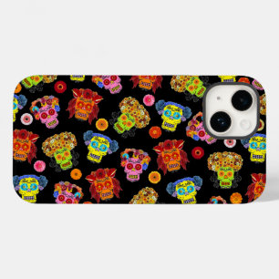 Floral Sugar Skulls Case-Mate iPhone 14 Case