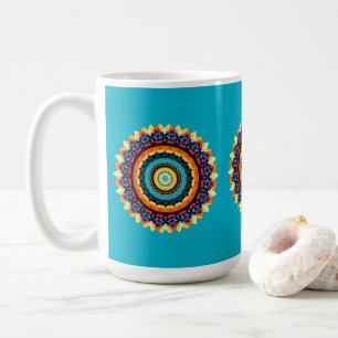 Floral Sun Mandala Mug
