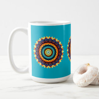 Floral Sun Mandala Mug