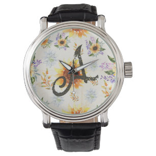 Floral Sunflower Watch