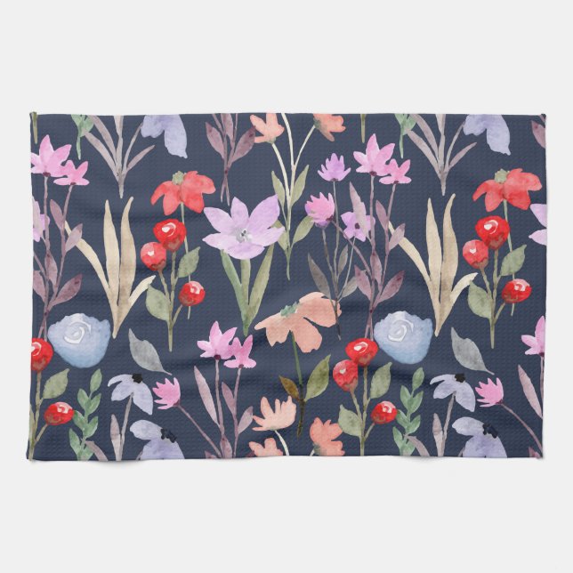 Floral Surface Pattern Fashion Botanical       Tea Towel (Horizontal)