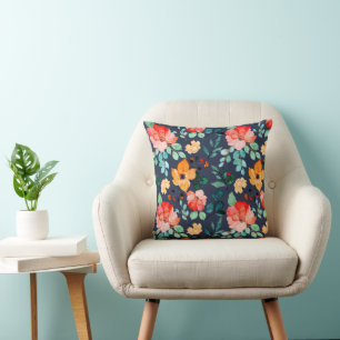 Floral Surface Pattern- Fashion Decorative Spring Cushion