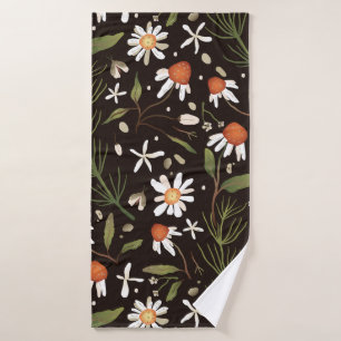 Floral Surface Pattern Fashion Spring Bath Towel