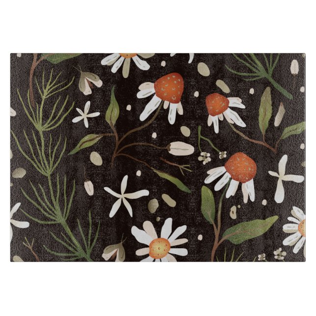 Floral Surface Pattern Fashion Spring              Cutting Board (Front)