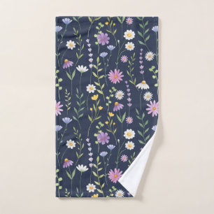 Floral Surface Pattern-Fashion Spring Flowers      Hand Towel