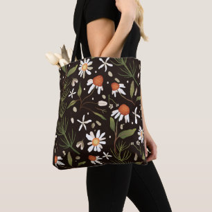 Floral Surface Pattern Fashion Spring Tote Bag