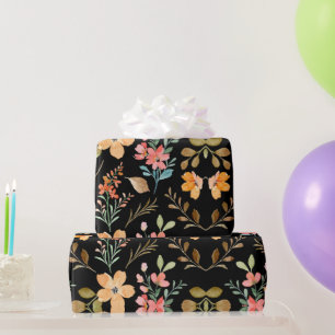 Floral Surface Pattern- Fashion Watercolor Spring Wrapping Paper