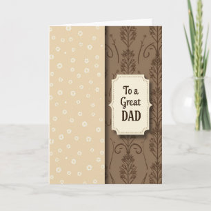 Floral Sweet Fathers Day Card