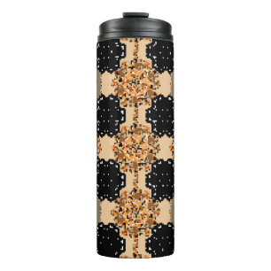 Floral sweet seamless background. Pretty vintage f Thermal Tumbler