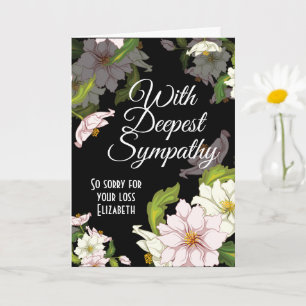Floral Sympathy Card
