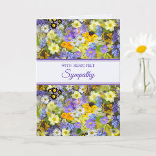 Floral Sympathy Card