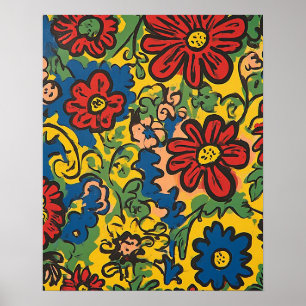 Floral Symphony Poster