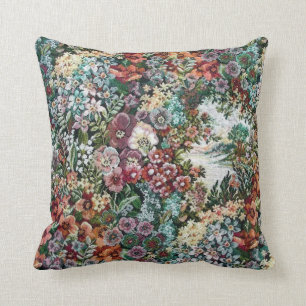 Floral Tapestry Cushion