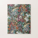 Floral Tapestry Jigsaw Puzzle<br><div class="desc">A lush tapestry garden of richly coloured flowers and leaves.</div>