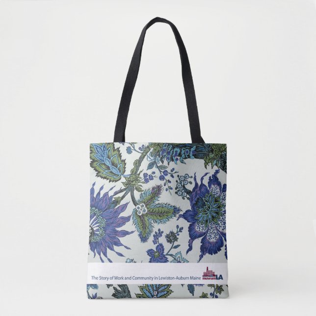 Floral Tapestry Museum LA Tote Bag (Front)
