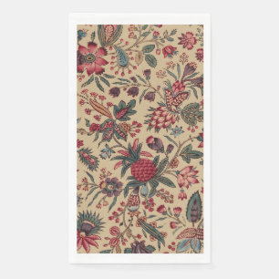 Floral Tapestry Needlework Flower Art Napkin