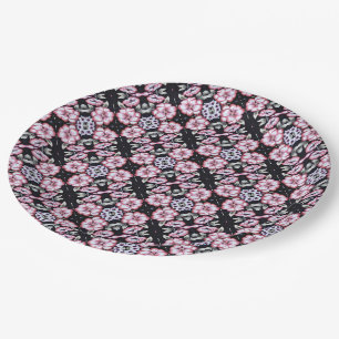 Floral Tapestry Paper Plate