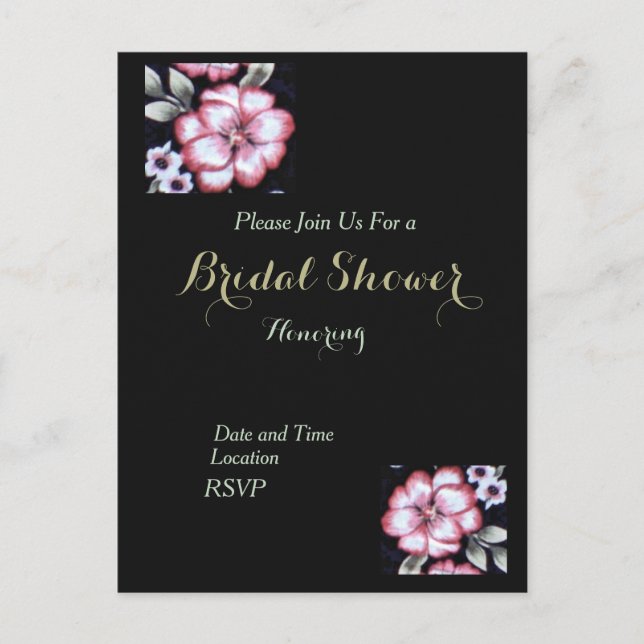 Floral Tapestry Postcard (Front)