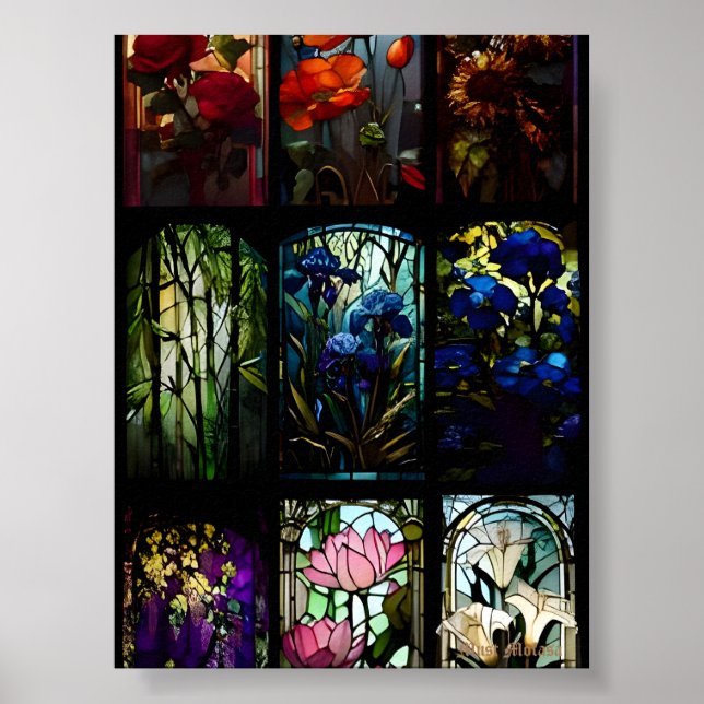 Floral Tapestry Poster (Front)