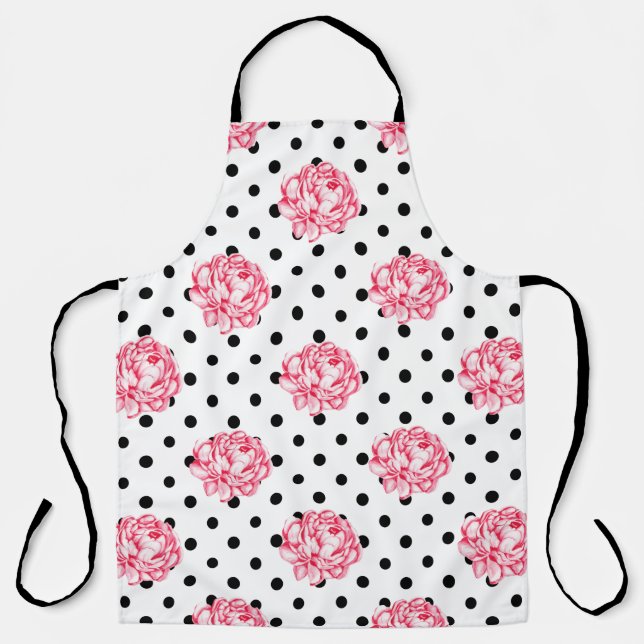 Floral Tapestry Throw Apron (Front)