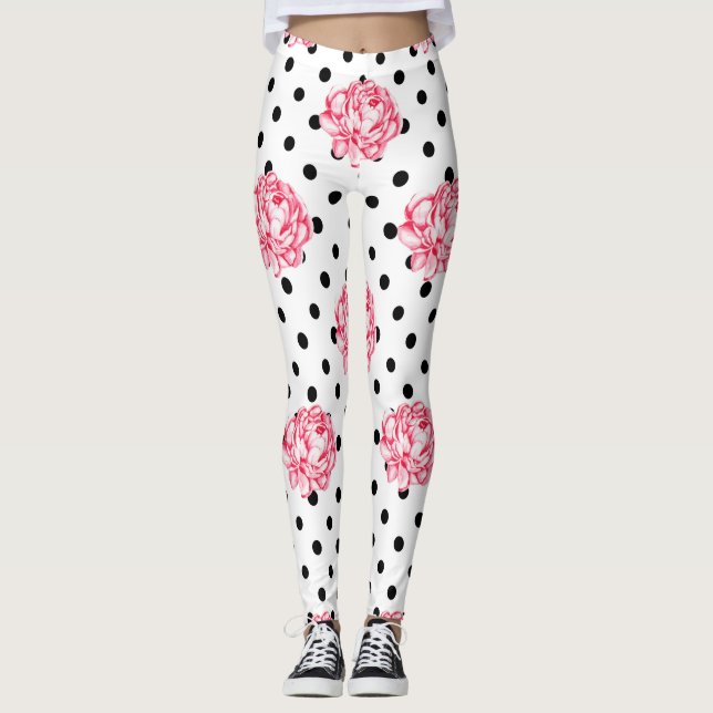 Floral Tapestry Throw Leggings (Front)
