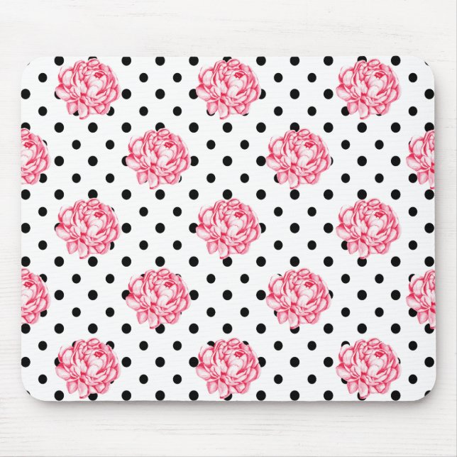 Floral Tapestry Throw Mouse Pad (Front)