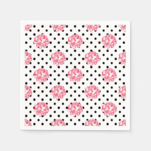 Floral Tapestry Throw Napkin