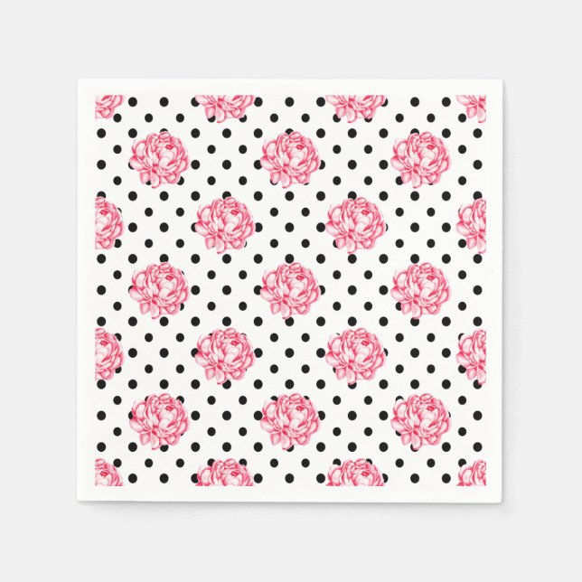 Floral Tapestry Throw Napkin (Front)