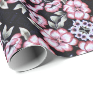 Floral Tapestry Wrapping Paper