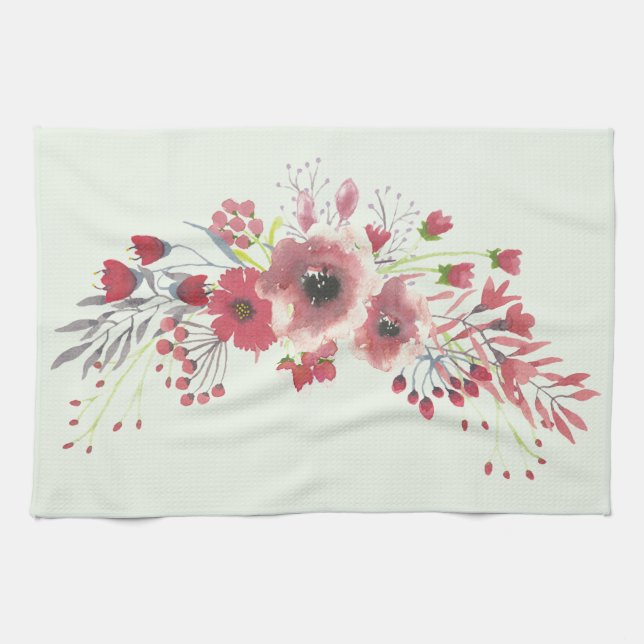 Floral Tea Towel (Horizontal)