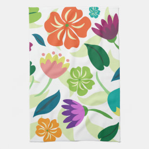 Floral Tea Towel
