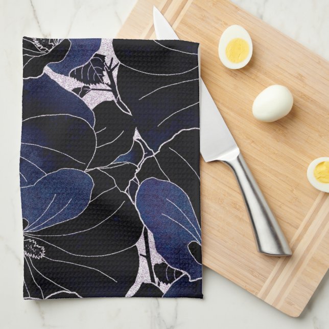Floral Tea Towel (Quarter Fold)