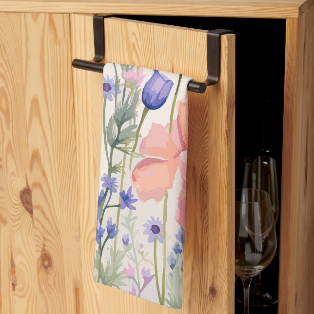 Floral Tea Towel (Thirds Fold)