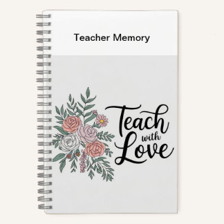 Floral Teacher’s Notebook