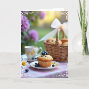 Floral Teacup Birthday Card