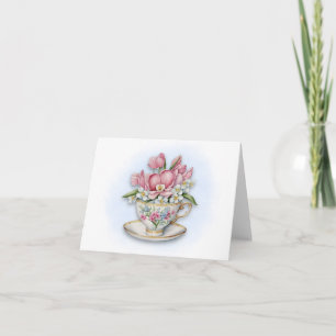 Floral Teacup Note Card