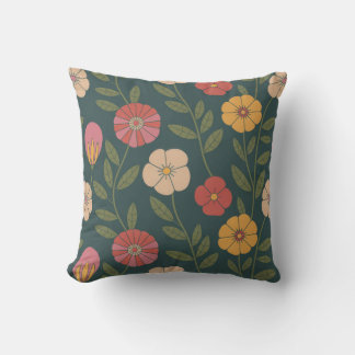 Floral texture cushion