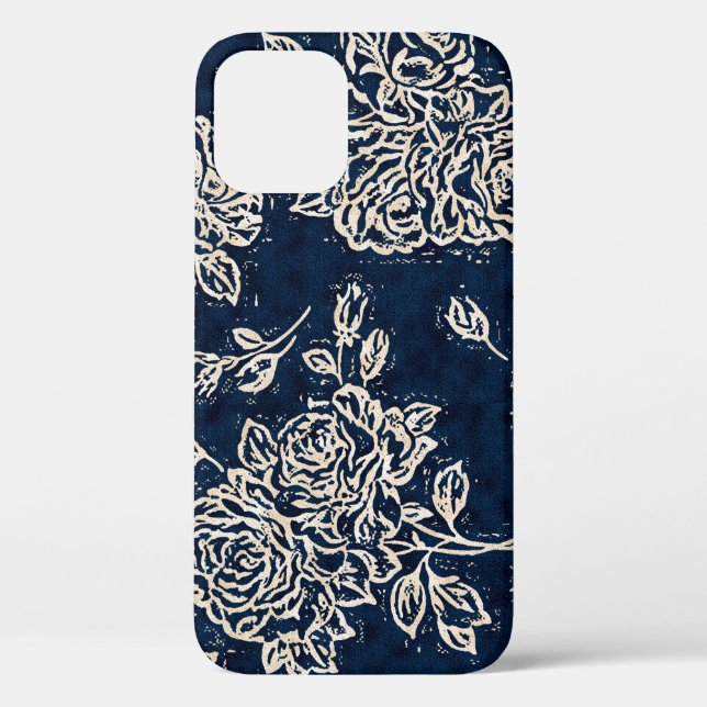 Floral texture repeat modern patternbackground,bat Case-Mate iPhone case (Back)