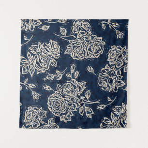 Floral texture repeat modern patternbackground,bat tapestry