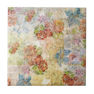 Floral Texture Tile