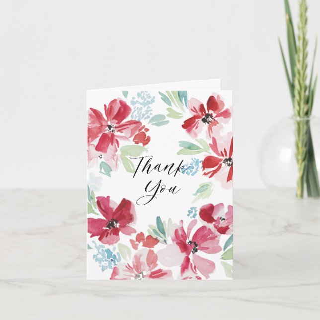  Floral thank you (Front)