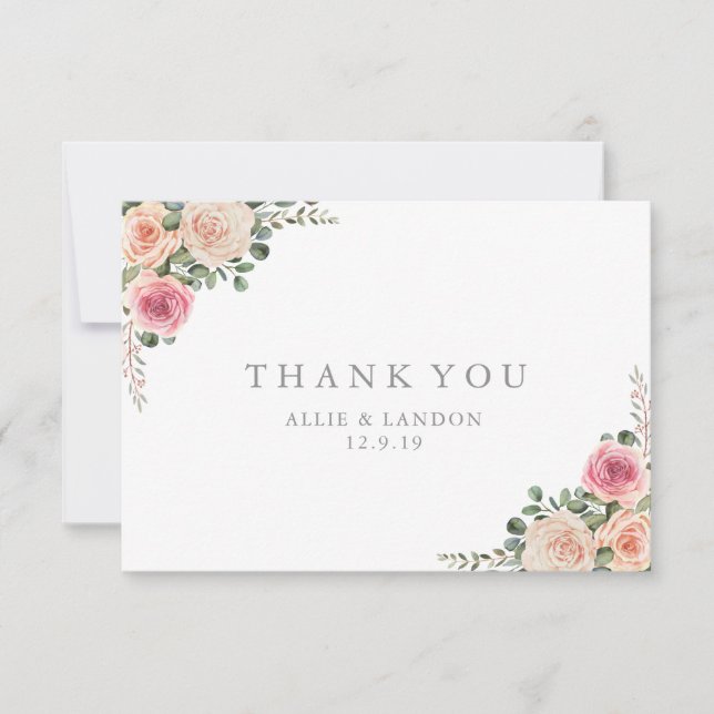 Floral Thank You Card (Front)