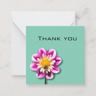 Floral Thank you card